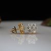 Flower Shape Lab Grown Diamond Earring