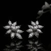 Cocktail Earring with CVD Diamonds - 18kt Gold