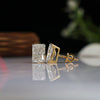 3 ct Each F VS1 IGI Radiant Shape Lab Made Diamond Stud