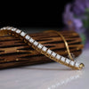 Adjustable Gold Bracelet with Lab Grown Diamonds