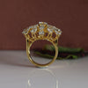 Pear-shaped Floral Diamond Ring—A Masterpiece Where Elegance and Nature Intertwine