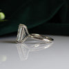 Lab Created Radiant Shaped Solitaire Diamond Ring