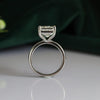 Lab Created Radiant Shaped Solitaire Diamond Ring