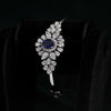 Our Lab Created Pear and Round Shaped Diamond Bracelet