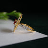 Beautiful South Lab Created Marquise and Pear Shaped Diamond Ring