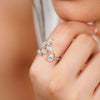 Beautiful Lab Created Diamond Engagement Ring In 18k Yellow Gold