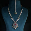 18k Gold Tone With Lab Grown Diamond And Traditions Pearls Bridal MaangTikka