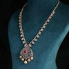 18k Gold Tone With Lab Grown Diamond And Traditions Pearls Bridal MaangTikka