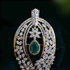 Elegance Of Our Lab Created Fancy Shaped Solitaire Diamond Pendant