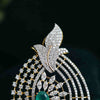 18k Yellow Gold Fancy and Round Shaped Diamond Pendant with Lab Grown Diamonds