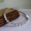 Hexagon-Cut Lab Diamond Tennis Bracelet