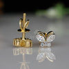 Delicate Lab-Grown Diamond Earrings in 18K Gold