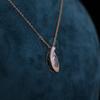 Marquise Cut Lab Diamond Pendant With Chain