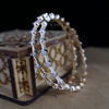 Close Setting Lab Grown Diamond Bangle in Gold, Elegant And Timeless Design