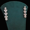 Fancy Shape Lab Grown Diamond Bridal Long Earring
