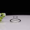2.55 Carat Princess Shape Solitaire Lab Grown Diamond Engagement Ring