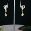 Oval Shape Lab Created Diamond Hoop Earring for Every Look