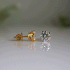 1.5 Carat Each Round Shape Lab Grown Diamond Ear Studs