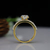 Fancy Lab Created Diamond Wedding Ring