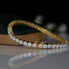 Luxury 0.22 Ct Each Lab-Grown Diamond Tennis Bracelet – Gold Setting
