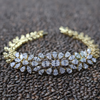 Floral Vine Lab Grown Diamond Bracelet in 18kt Gold – Elegant Marquise and Pear Cut Design