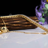 Adjustable Gold Bracelet with Lab Grown Diamonds