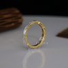 Elegant Lab Grown Diamond Eternity Band | Gold Setting with Baguette and Round Diamonds