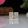 3 ct Each F VS1 IGI Radiant Shape Lab Made Diamond Stud