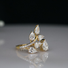 Beautiful Lab Created Diamond Engagement Ring In 18k Yellow Gold