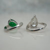 2 Stone Lab Grown Diamond Toi Et Moi Wedding Ring