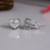 1.60 ct Each E VVS2 Heart Lab Grown Diamond Earring