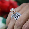 Solitaire Round Shape Vintage Inspired Traditional Lab Grown Diamond Ring