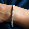 Classic Solitaire Lab Grown Diamond Tennis Bracelet