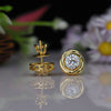 The Round Solitaire Lab Grown Diamond Earrings