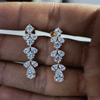Fancy Shape Lab Grown Diamond Bridal Long Earring