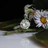 4 CT F VS1 IGI Round Shape Bridal Lab Diamond Ring