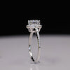 1.42 Carat EF/VVS IGI Round, Halo Diamond Ring