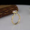 2 ct Solitaire Cushion Cut Lab Grown Diamond Ring