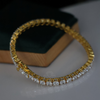 Luxury 0.22 Ct Each Lab-Grown Diamond Tennis Bracelet – Gold Setting