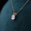2.02 ct D VVS1 Round Lab Diamond Split Bail Pendant Only