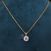1.73 ct Solitaire Lab Created Round Diamond Split Bail Pendant