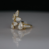 Beautiful Lab Created Diamond Engagement Ring In 18k Yellow Gold