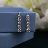 2.7 CT Round Brilliant Cut Lab Grown Diamond Two Sets of Dangle Diamond Earring