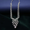 9.4 CT Round Shape Lab Grown Diamond Engagement Necklace