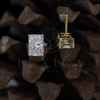 4.00 Ct Each Solitaire Radiant Shape Lab Created Diamond Ear Studs