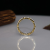 Elegant Lab Grown Diamond Eternity Band | Gold Setting with Baguette and Round Diamonds