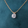 2.02 ct D VVS1 Round Lab Diamond Split Bail Pendant Only