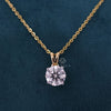 1.73 ct Solitaire Lab Created Round Diamond Split Bail Pendant