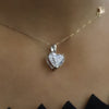 2.0 Carat Heart Shape Lab Grown Diamond Solitaire Pendant