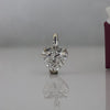 2.0 Carat Heart Shape Lab Grown Diamond Solitaire Pendant